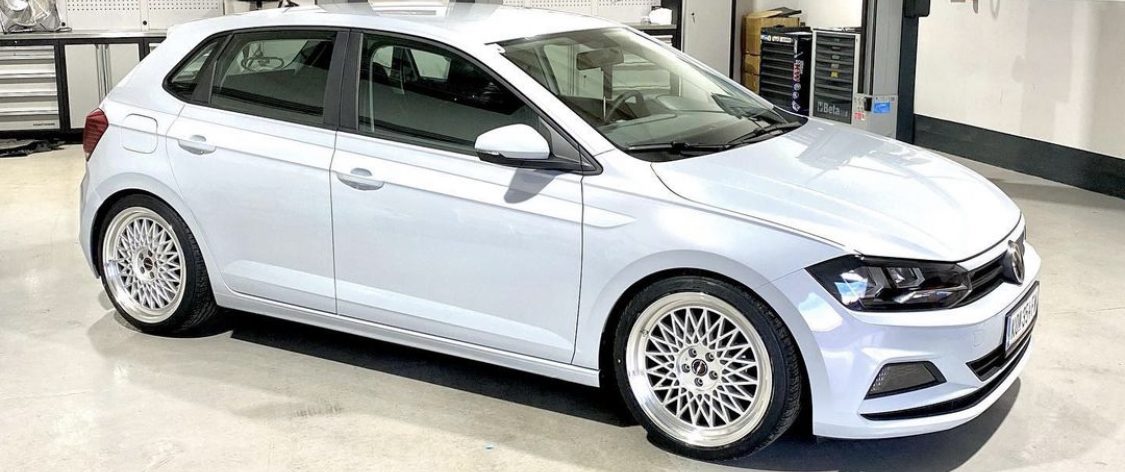 VW – Polo – Weiß – BORBET – B – Silber – 18 Zoll